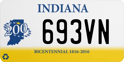 IN license plate 693VN