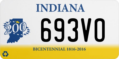 IN license plate 693VO