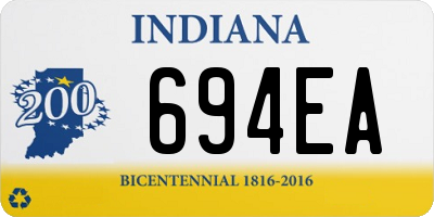 IN license plate 694EA