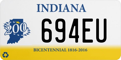 IN license plate 694EU