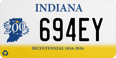 IN license plate 694EY