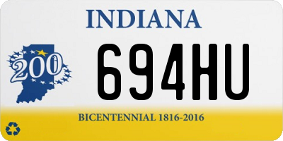 IN license plate 694HU