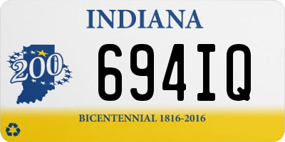 IN license plate 694IQ