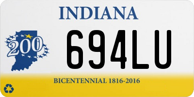 IN license plate 694LU