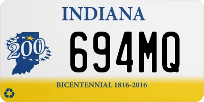 IN license plate 694MQ