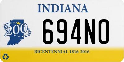 IN license plate 694NO