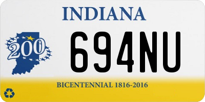 IN license plate 694NU