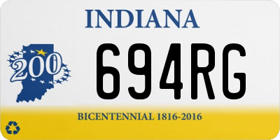 IN license plate 694RG