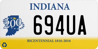 IN license plate 694UA