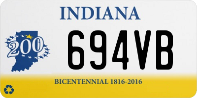 IN license plate 694VB