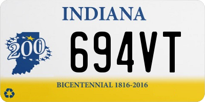 IN license plate 694VT