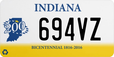 IN license plate 694VZ