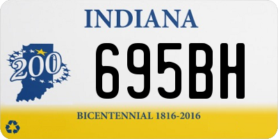 IN license plate 695BH