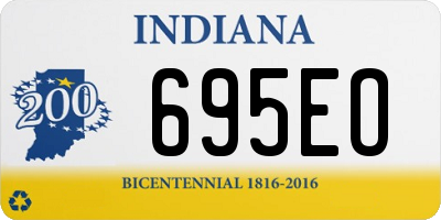 IN license plate 695EO