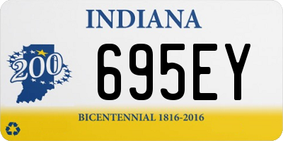 IN license plate 695EY