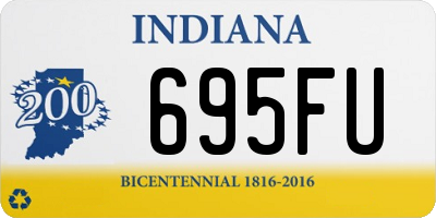 IN license plate 695FU
