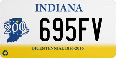 IN license plate 695FV