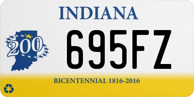 IN license plate 695FZ