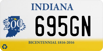 IN license plate 695GN