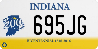 IN license plate 695JG