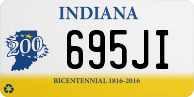 IN license plate 695JI