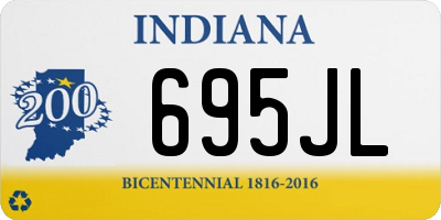 IN license plate 695JL