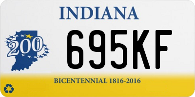 IN license plate 695KF