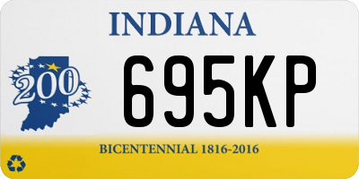 IN license plate 695KP