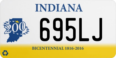 IN license plate 695LJ