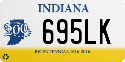 IN license plate 695LK