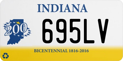 IN license plate 695LV