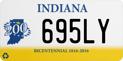 IN license plate 695LY