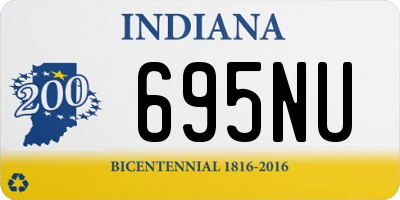 IN license plate 695NU