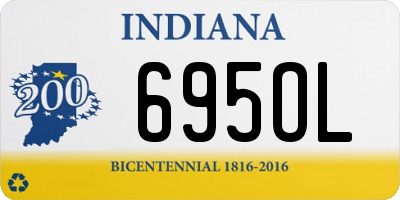 IN license plate 695OL