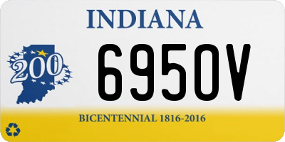 IN license plate 695OV