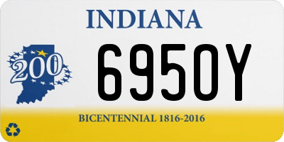 IN license plate 695OY