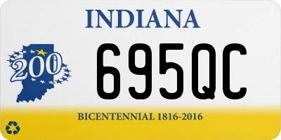 IN license plate 695QC