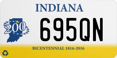 IN license plate 695QN