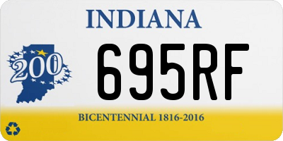 IN license plate 695RF