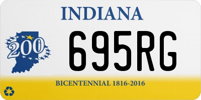 IN license plate 695RG