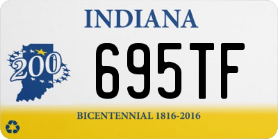 IN license plate 695TF