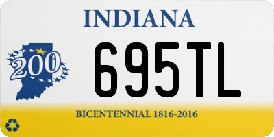 IN license plate 695TL