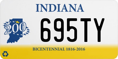 IN license plate 695TY