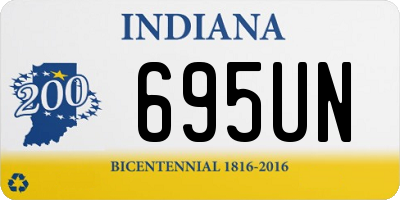 IN license plate 695UN