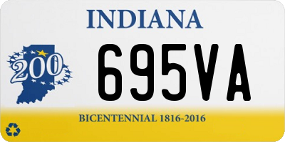 IN license plate 695VA