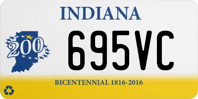 IN license plate 695VC