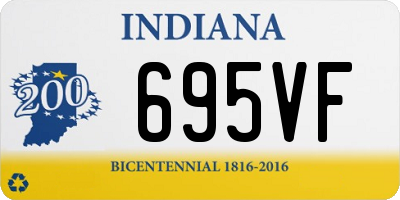 IN license plate 695VF