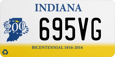 IN license plate 695VG