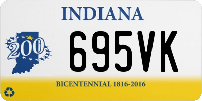 IN license plate 695VK