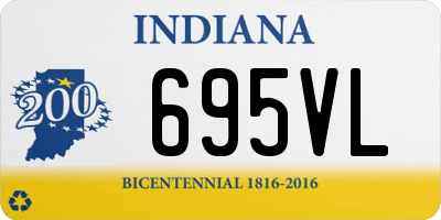 IN license plate 695VL